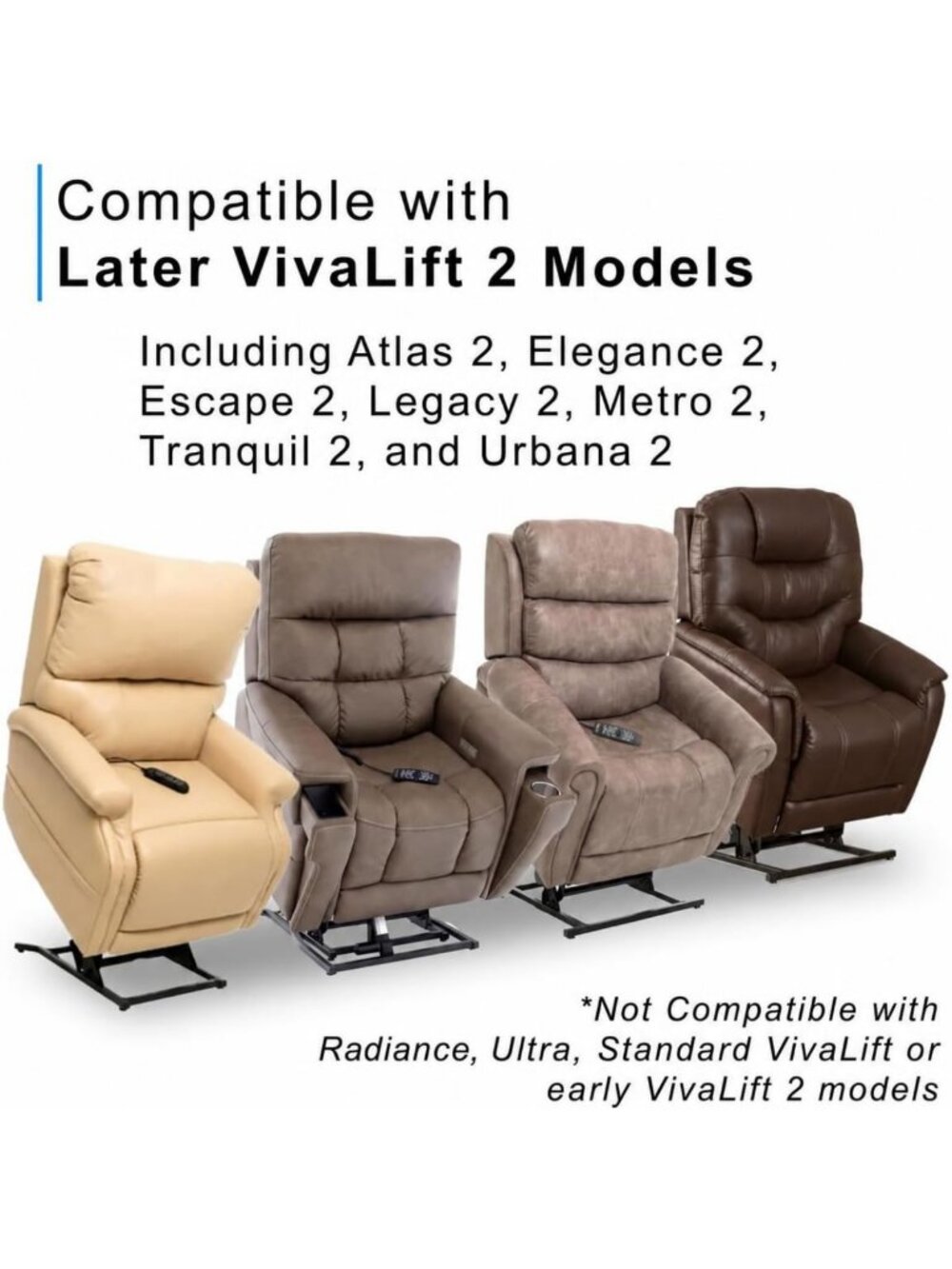 10 Button + Toggle Lift Chair Remote Control - Universal 5 Pin Design - Picture 3 of 9